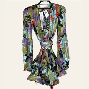 Bronx and Banco Tropics Mini Dress Extra Small Multicolor